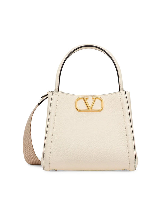 Valentino Garavani Alltime Small Handbag in Grainy Calfskin