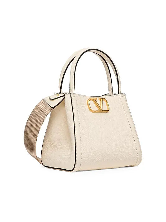 Valentino Garavani Alltime Small Handbag in Grainy Calfskin