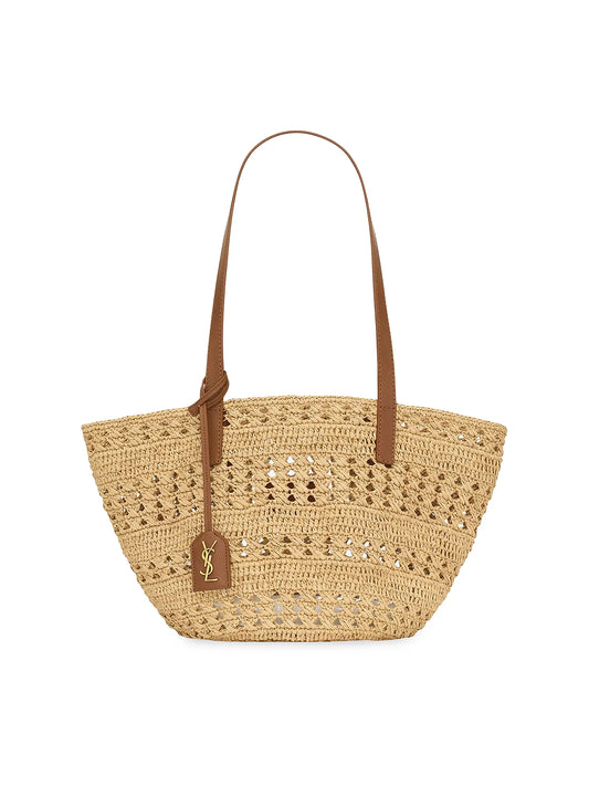 Panier Small Shoulder Bag in Raffia