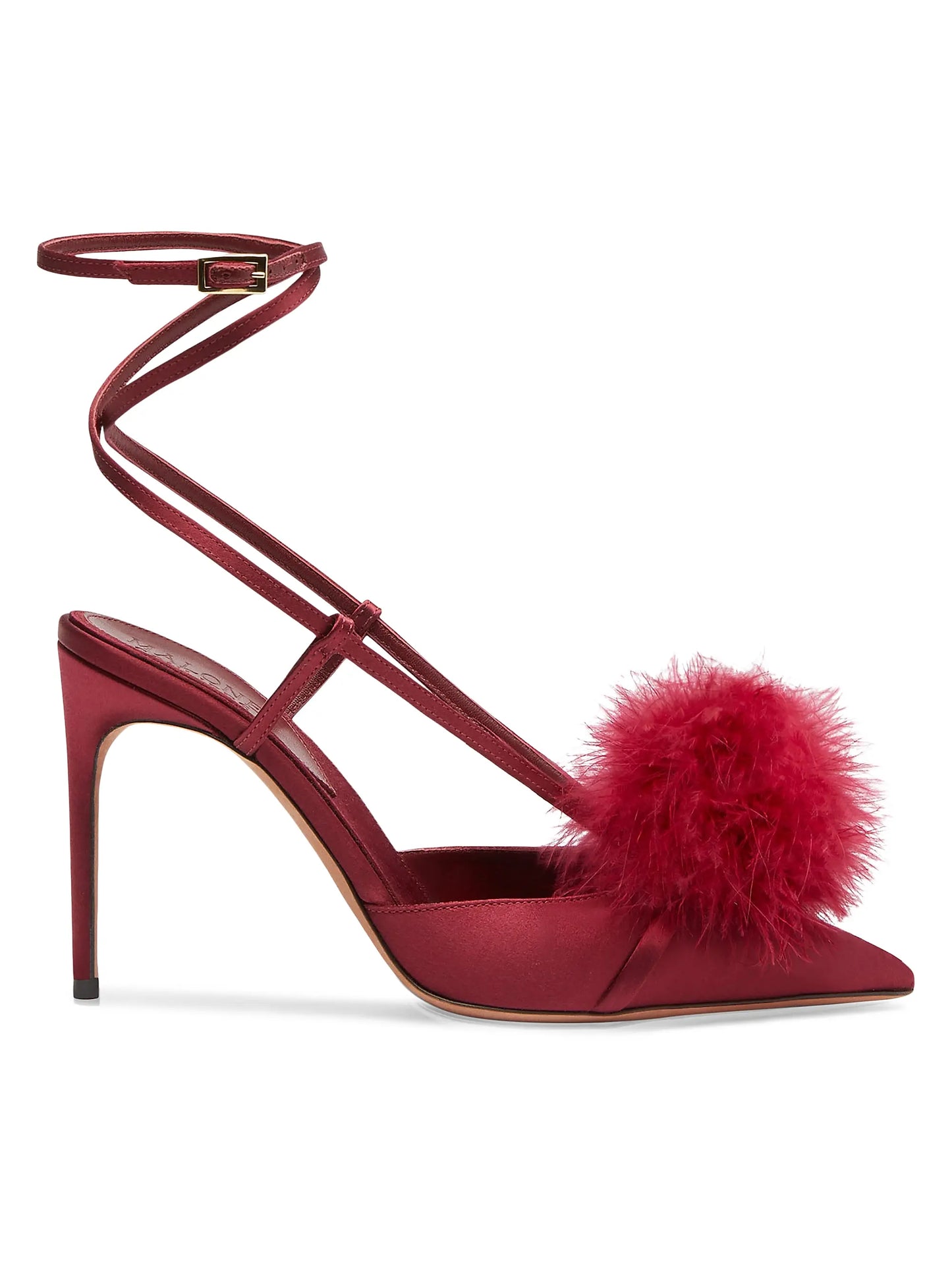 Raffaella 90MM Satin Slingback Pumps