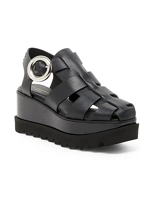 Elyse 70MM Textured Platform Sandals