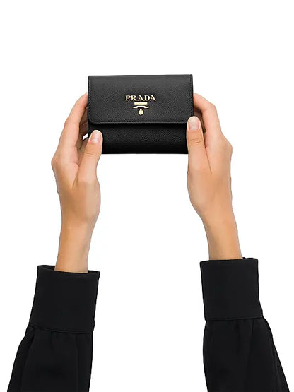 Small Saffiano Leather Wallet
