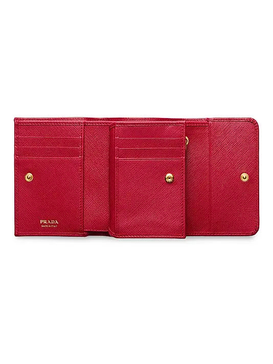 Small Saffiano Leather Wallet
