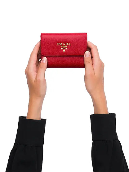 Small Saffiano Leather Wallet