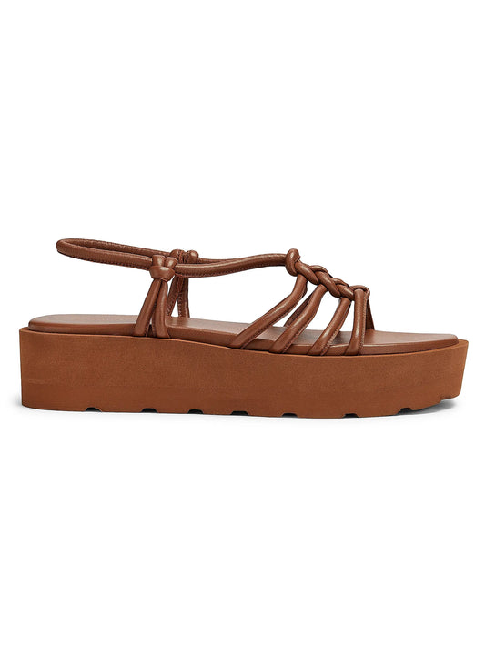 Hebe Leather Platform Sandals