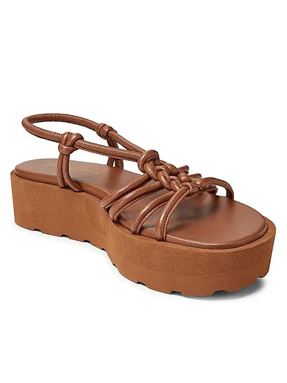 Hebe Leather Platform Sandals