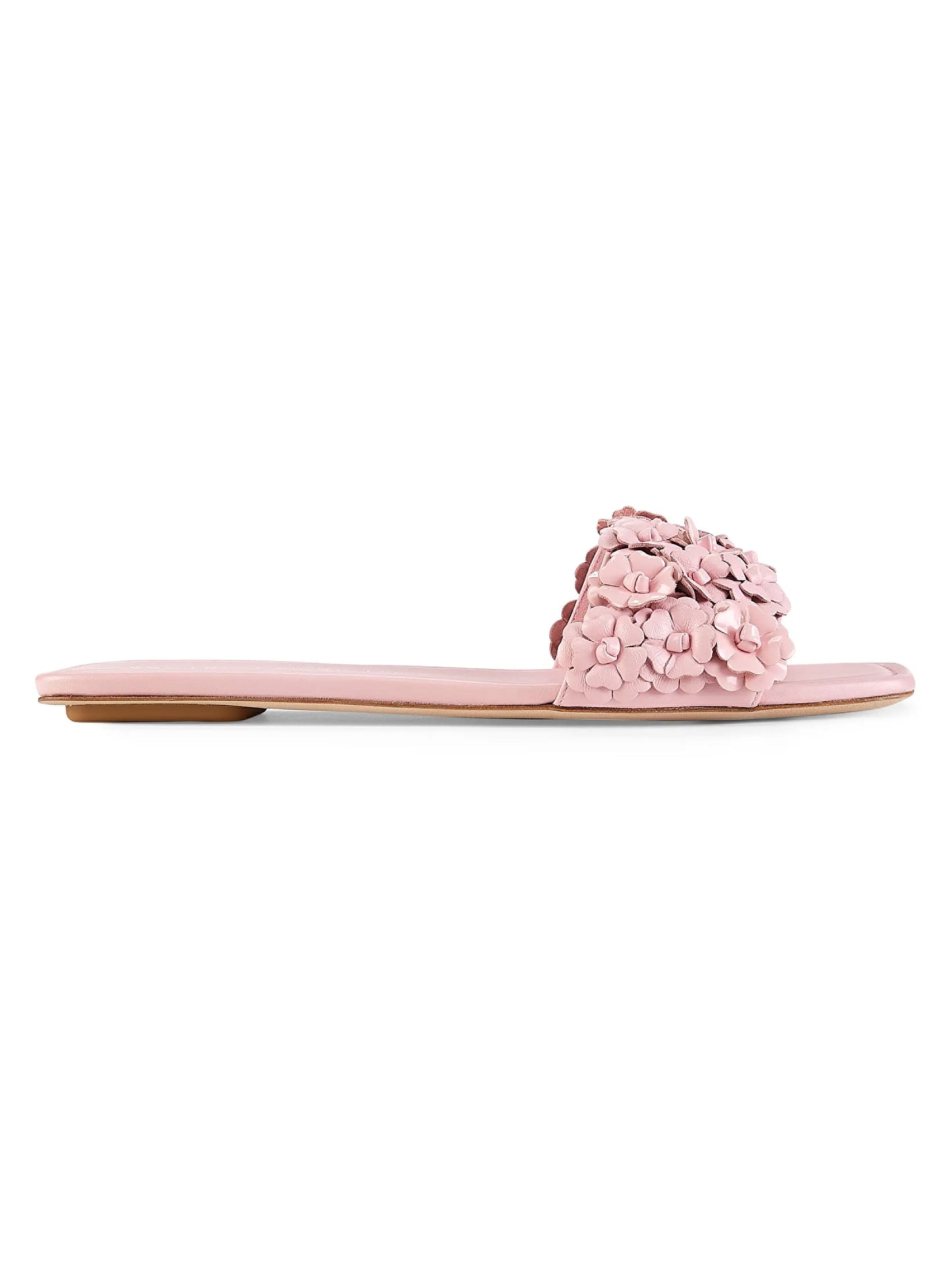 Meadow Floral Lacquered Leather Sandals