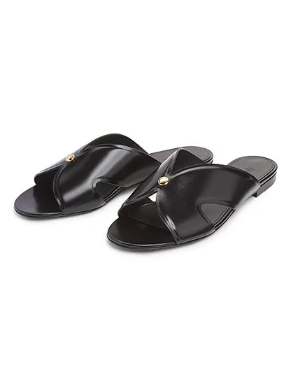Vera Leather Mule Sandals