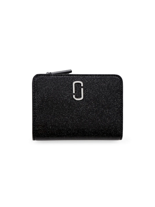 he Mini Coated Glitter Compact Wallet