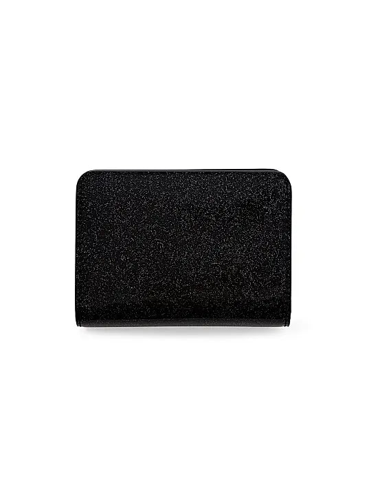 he Mini Coated Glitter Compact Wallet