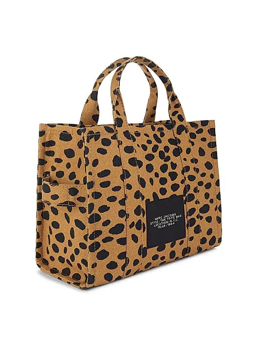 The Medium Cheetah Canvas Tote Bag