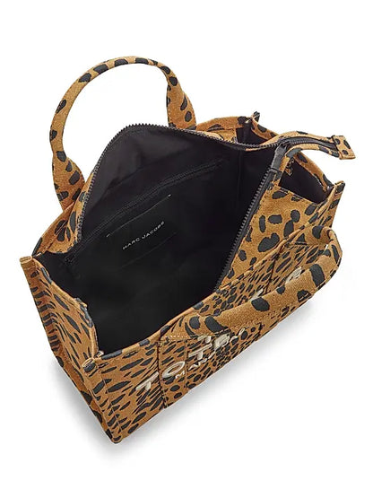 The Medium Cheetah Canvas Tote Bag