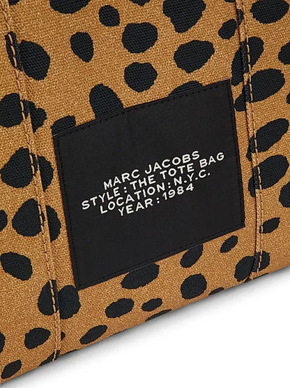 The Medium Cheetah Canvas Tote Bag