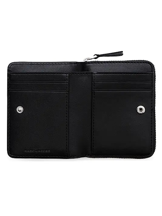 The Mini Cheetah Leather Compact Wallet