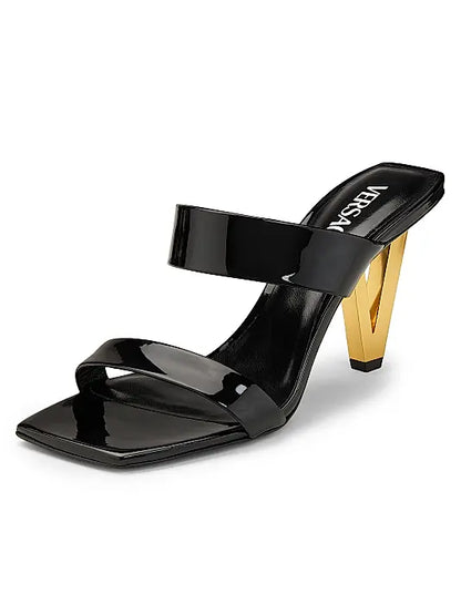 V25 85MM Leather Sandals