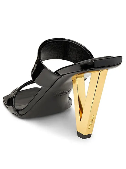 V25 85MM Leather Sandals