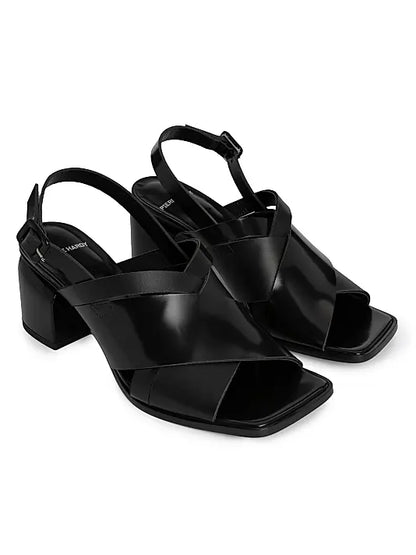 Alpha Cross 70MM Leather Sandals