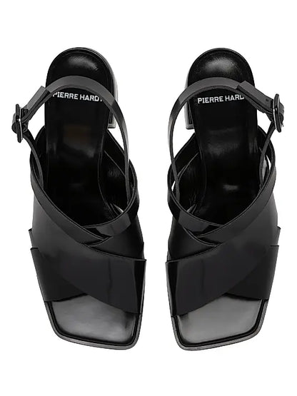Alpha Cross 70MM Leather Sandals