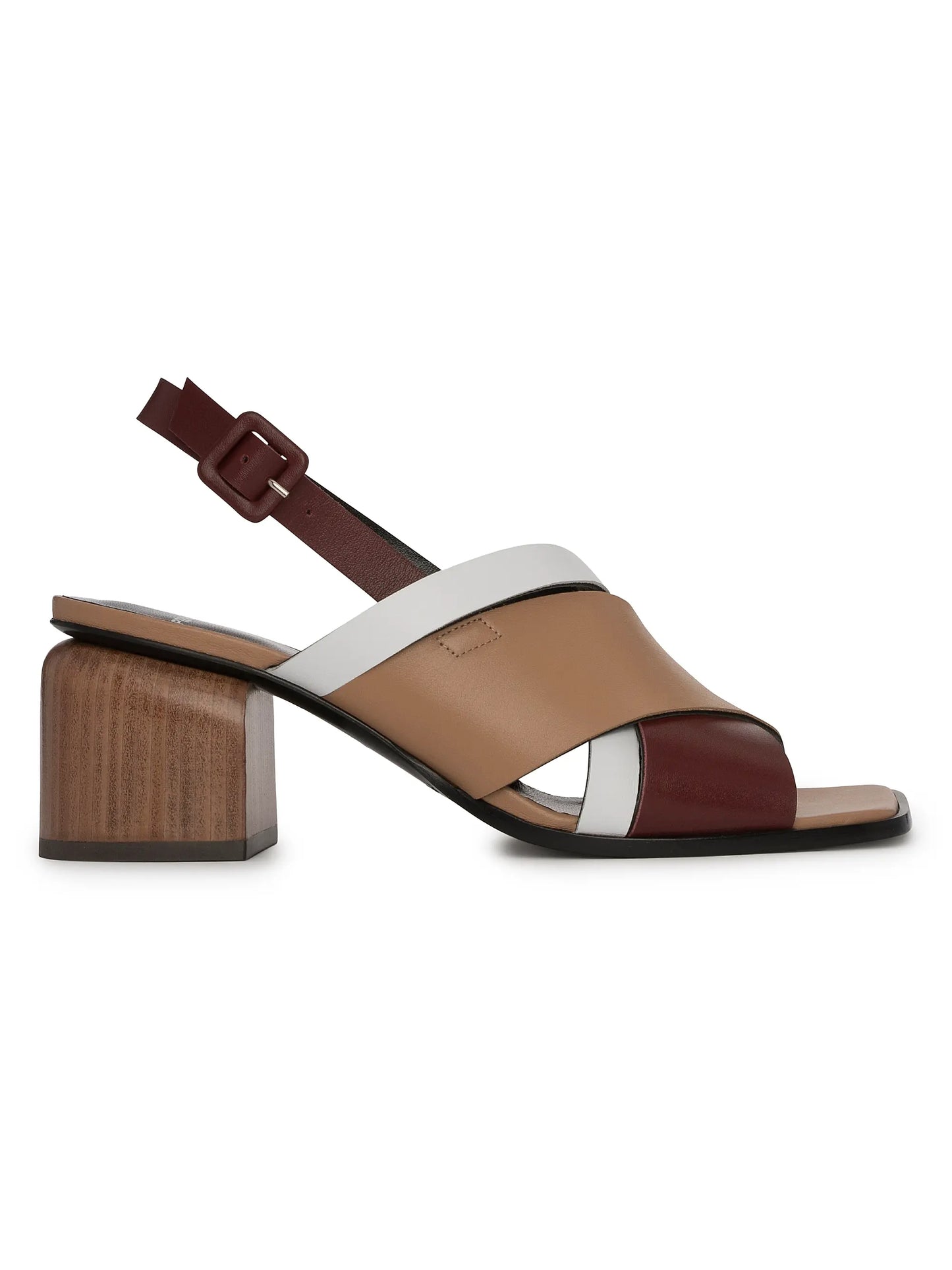 Alpha Cross 70MM Leather Sandals