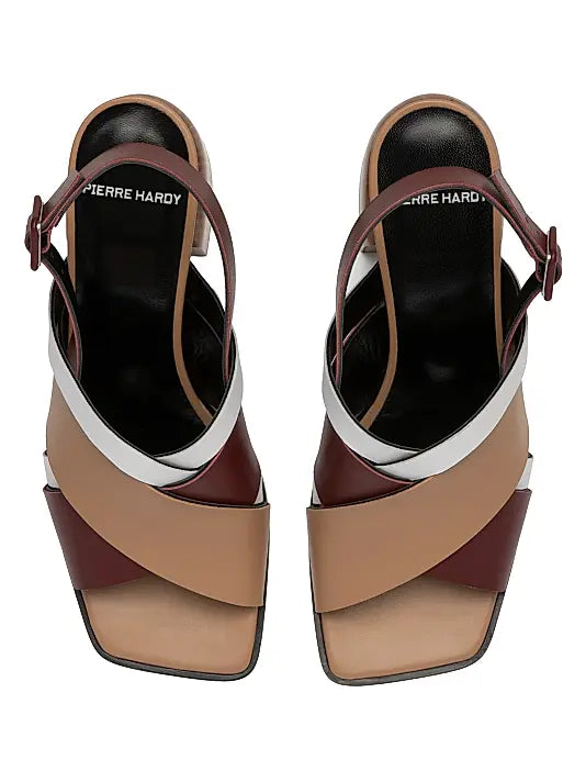 Alpha Cross 70MM Leather Sandals