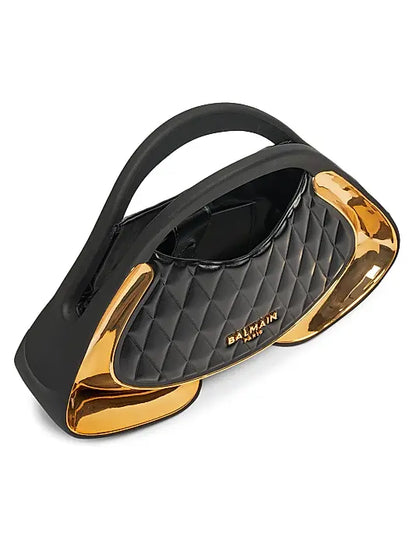 Jolie Madame Quilted Top Handle Bag