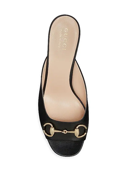 Lady Horsebit Leather Sandals