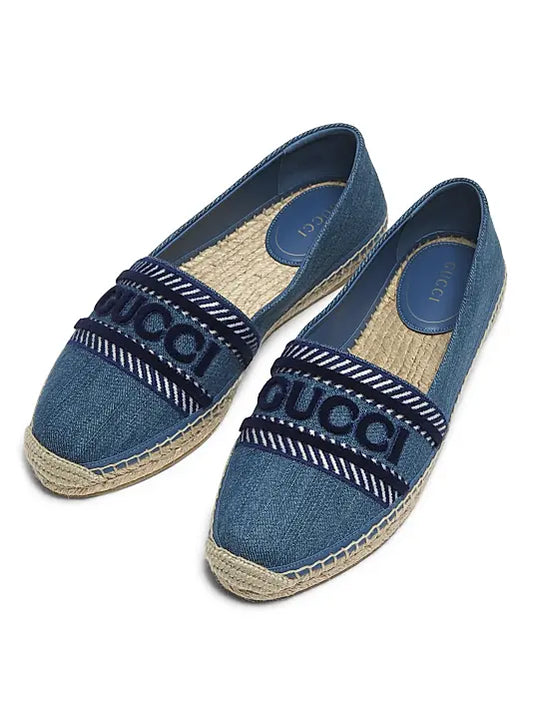 Plain Spain Denim Espadrilles