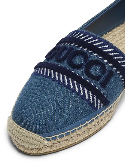Plain Spain Denim Espadrilles