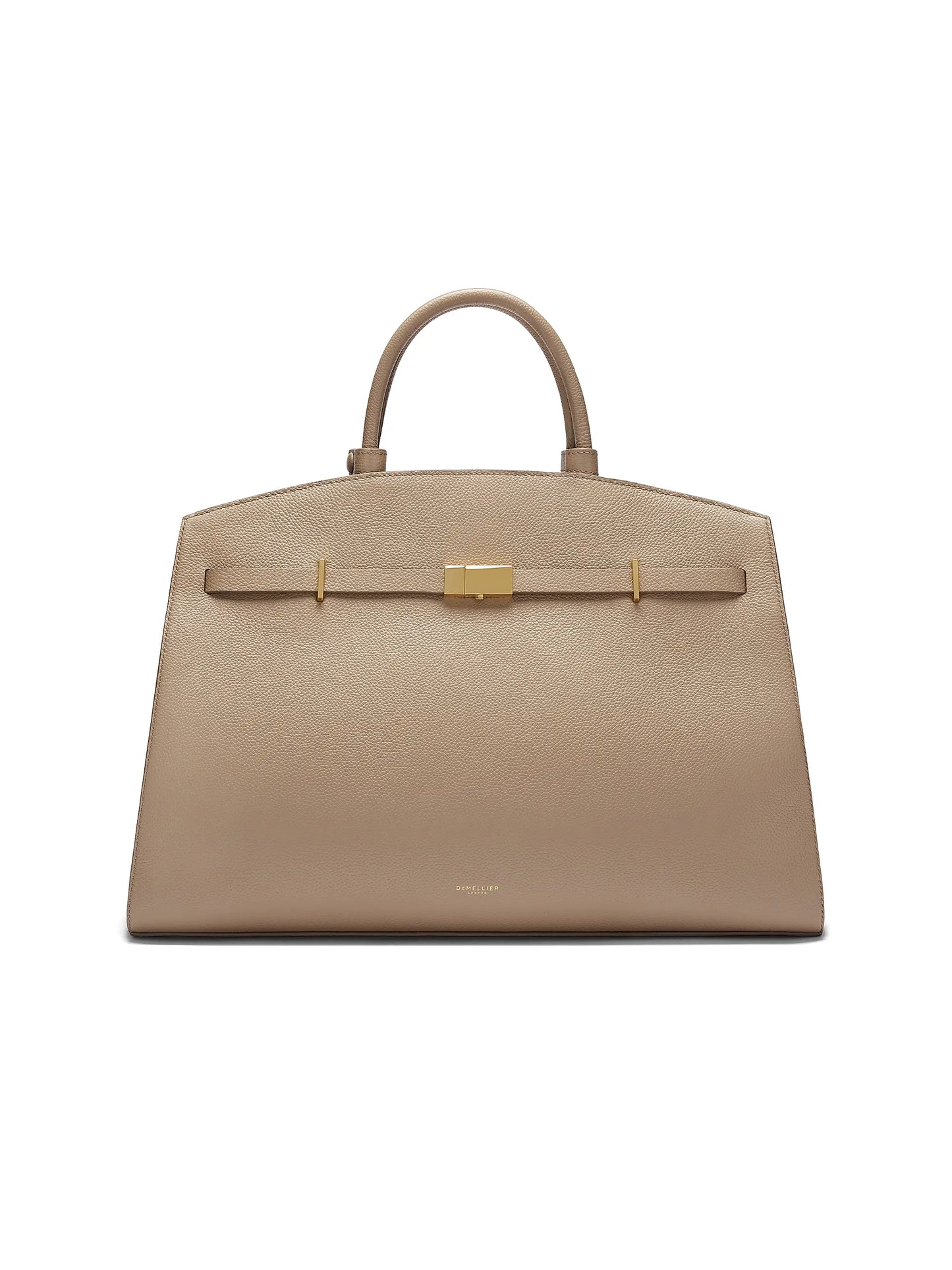 Hudson Grained Leather Top Handle Bag