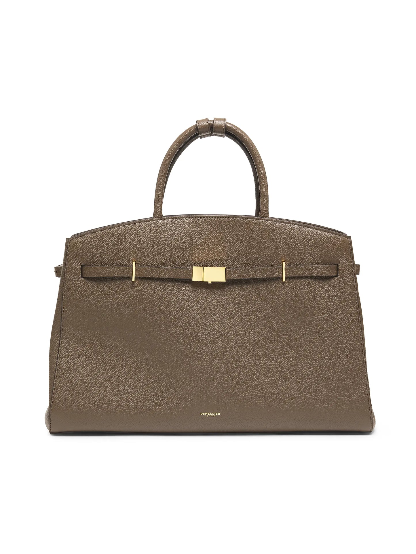 Hudson Grained Leather Top Handle Bag