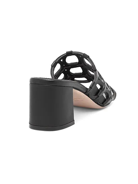 Erne 55MM Woven Leather Mules