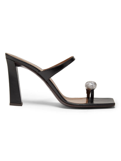 30th Anniversary 90MM Leather Toe Ring Sandals