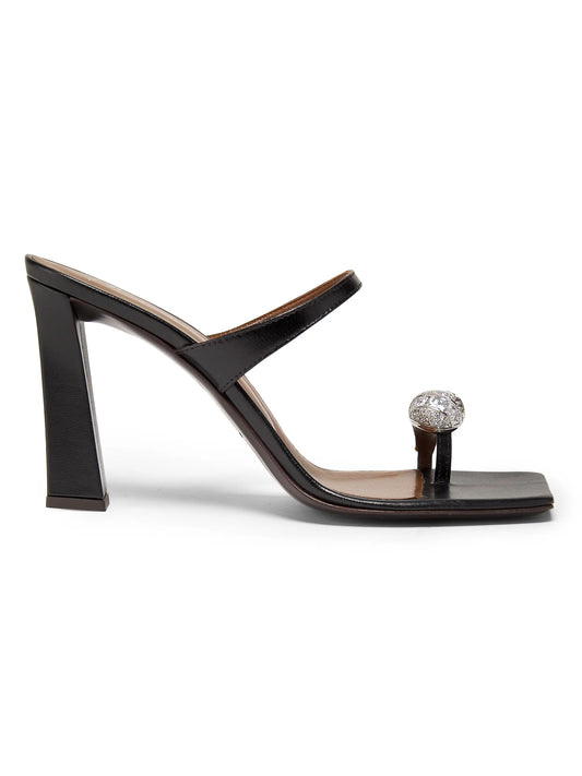 30th Anniversary 90MM Leather Toe Ring Sandals
