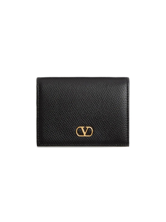 VLogo Signature Grainy Calfskin Wallet