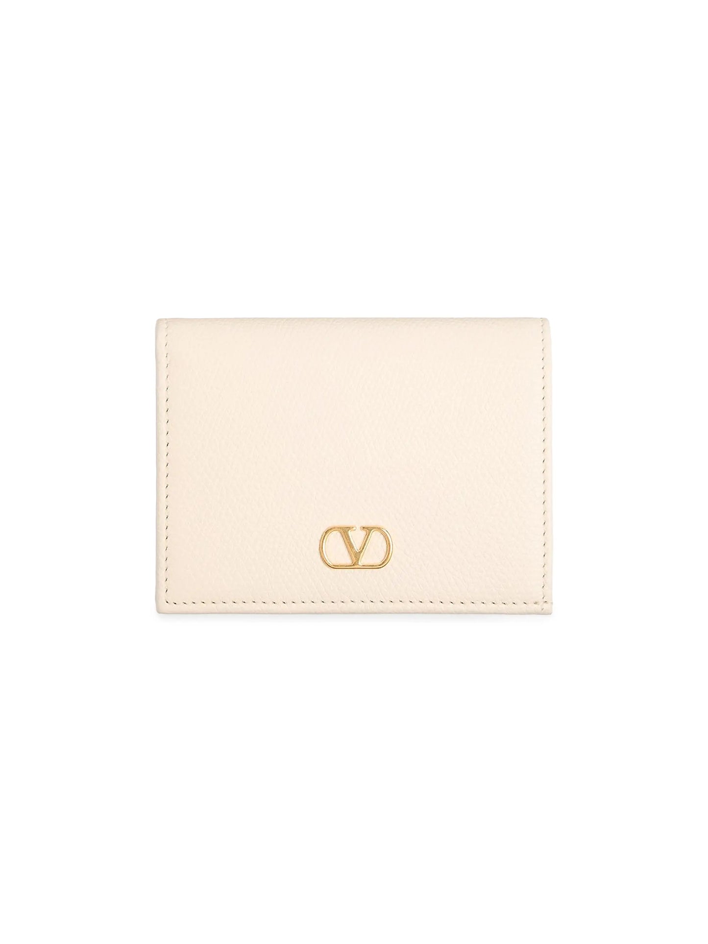 VLogo Signature Grainy Calfskin Wallet