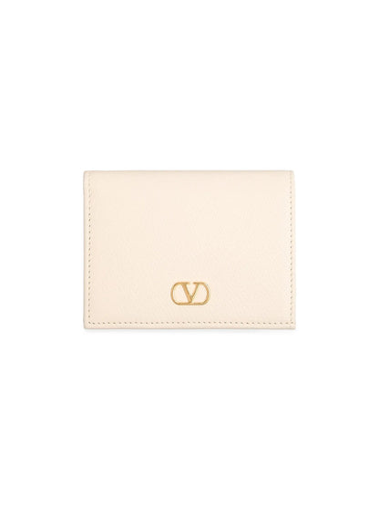 VLogo Signature Grainy Calfskin Wallet