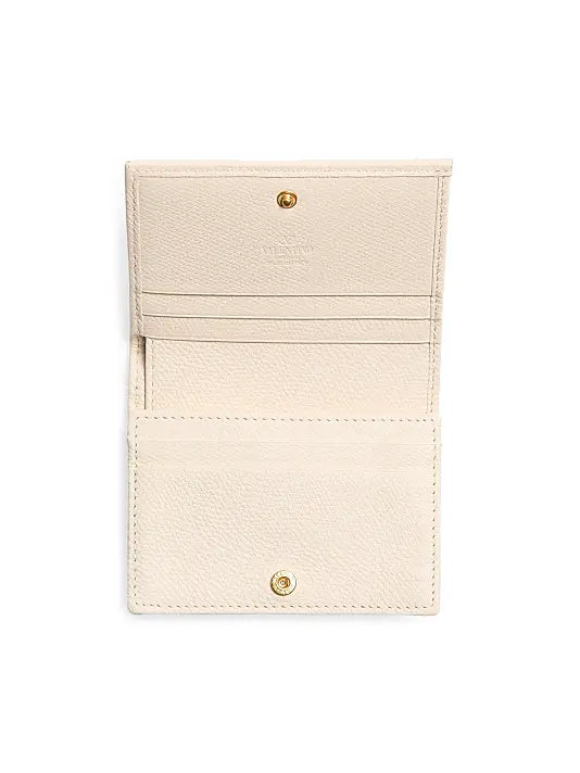 VLogo Signature Grainy Calfskin Wallet