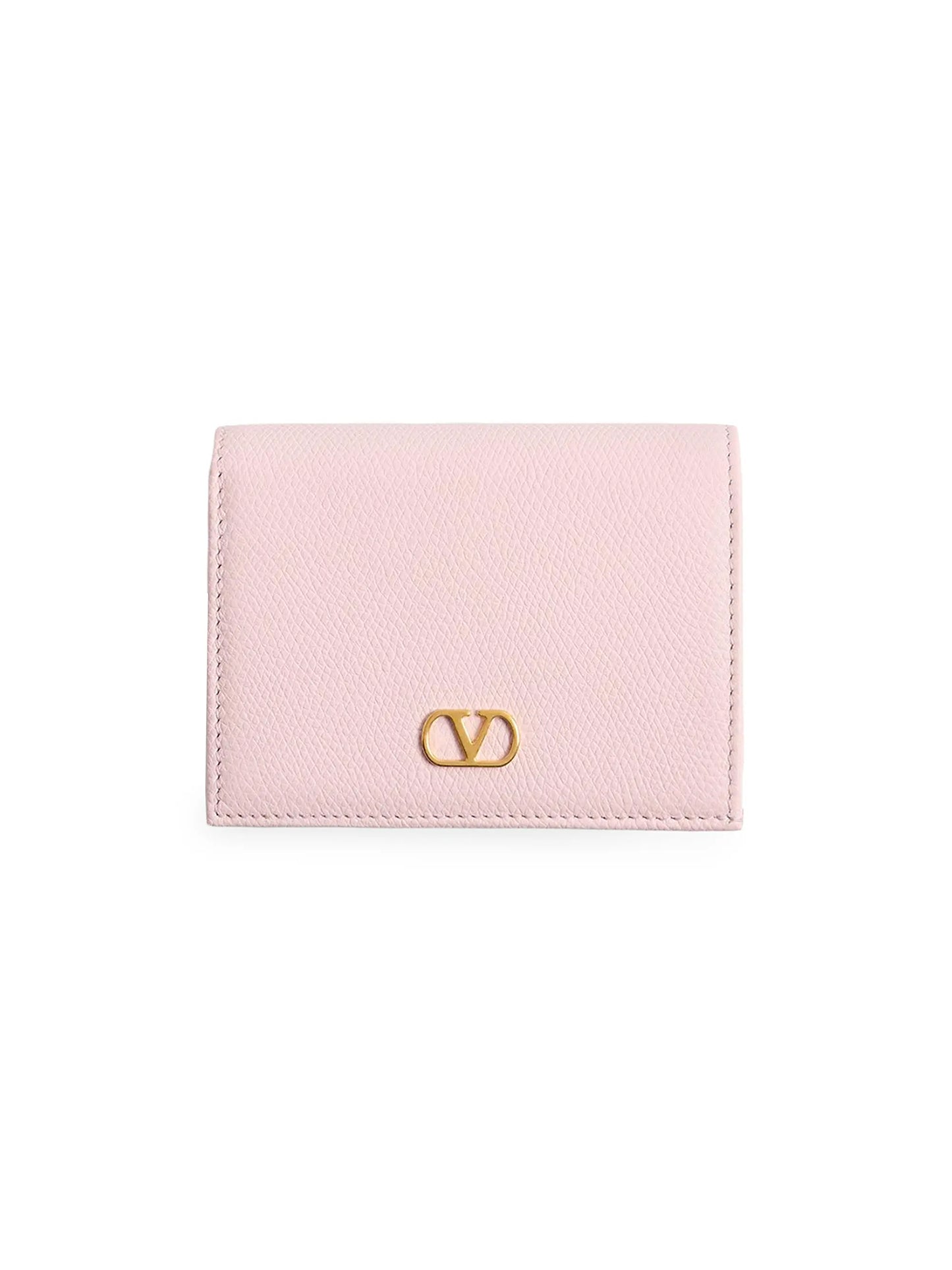VLogo Signature Grainy Calfskin Wallet