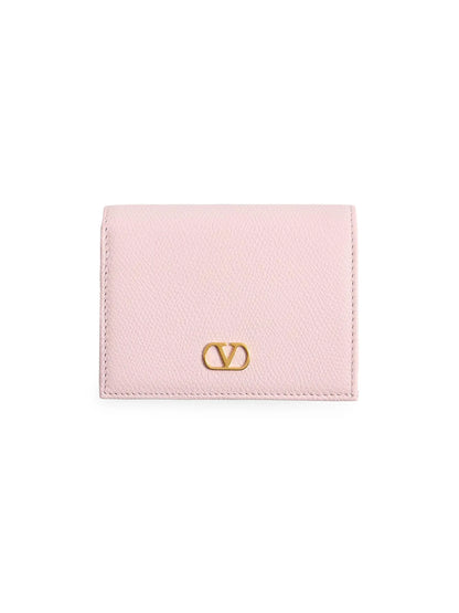 VLogo Signature Grainy Calfskin Wallet