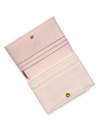 VLogo Signature Grainy Calfskin Wallet