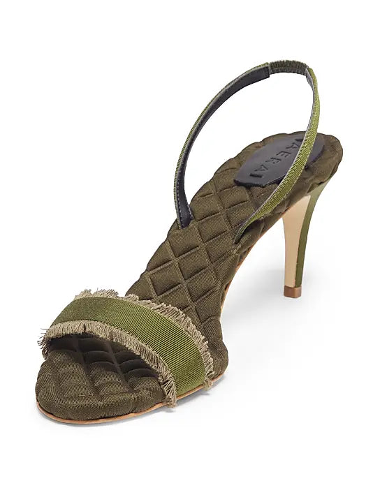 Claudia 75MM Grosgrain Slingback Sandals