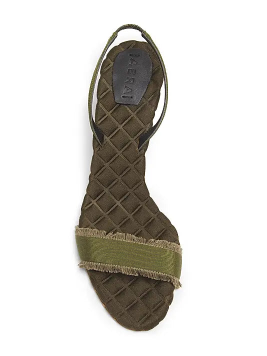 Claudia 75MM Grosgrain Slingback Sandals