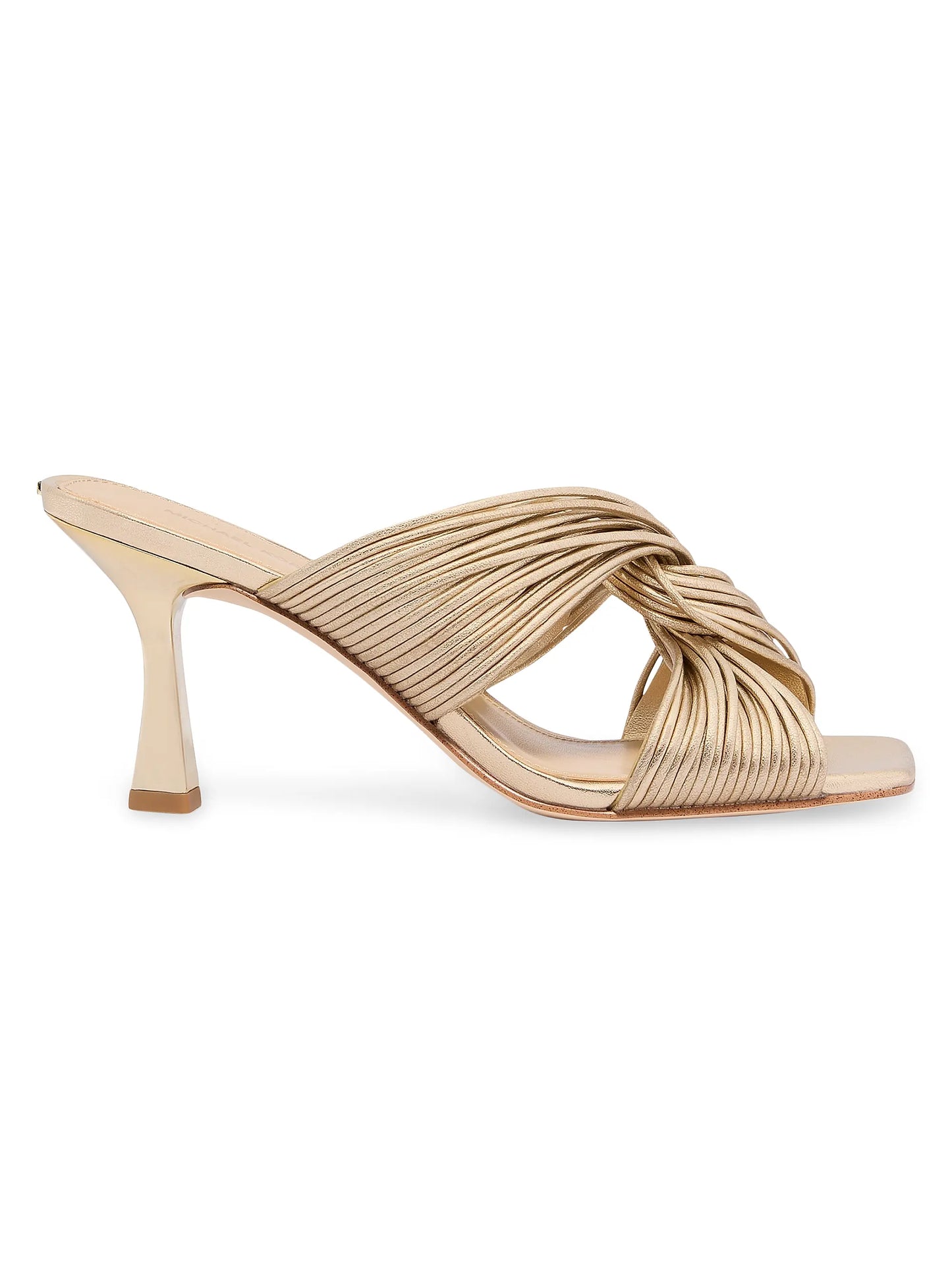 Alessia 75MM Metallic Slip-On Sandals