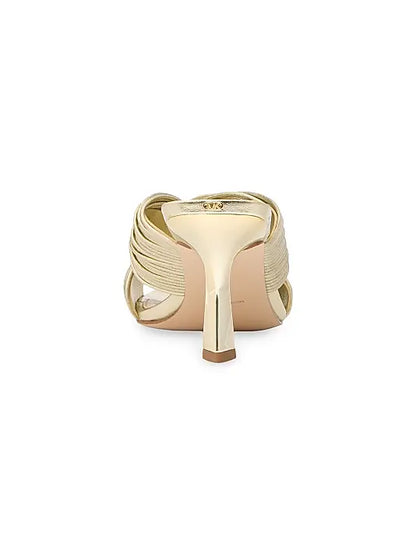 Alessia 75MM Metallic Slip-On Sandals