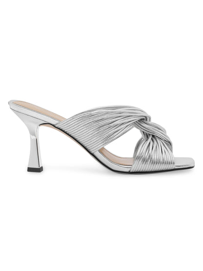 Alessia 75MM Metallic Slip-On Sandals