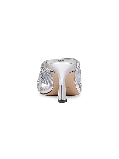 Alessia 75MM Metallic Slip-On Sandals