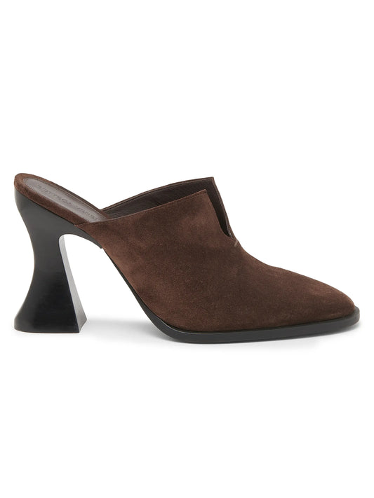Cha-Cha 100MM Cut-Out Suede Mules