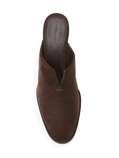 Cha-Cha 100MM Cut-Out Suede Mules