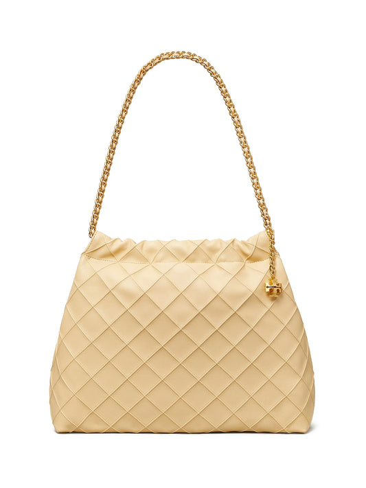 Fleming Quilted Leather Hobo Bag