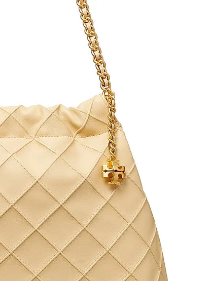 Fleming Quilted Leather Hobo Bag